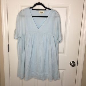 Light blue baby doll dress